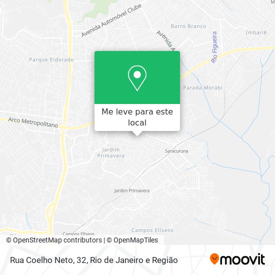 Rua Coelho Neto, 32 mapa