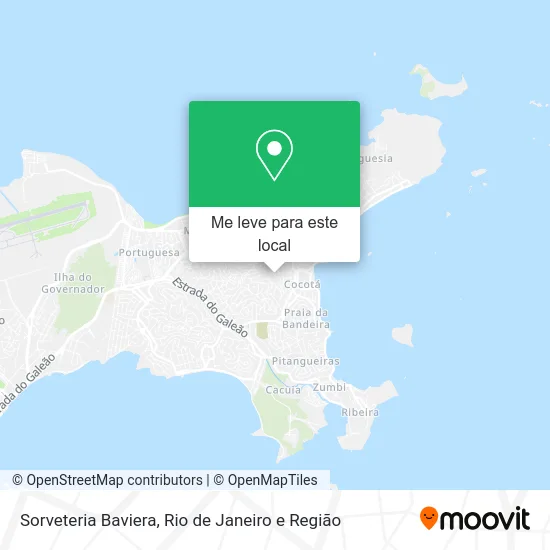 Sorveteria Baviera mapa