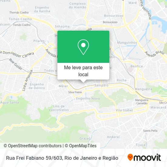 Rua Frei Fabiano 59/603 mapa