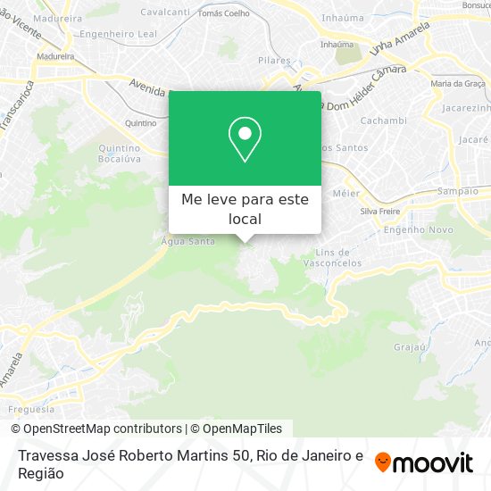 Travessa José Roberto Martins 50 mapa