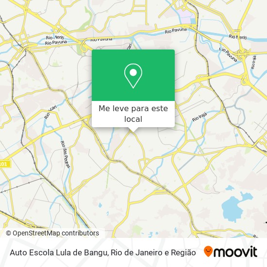 Auto Escola Lula de Bangu mapa