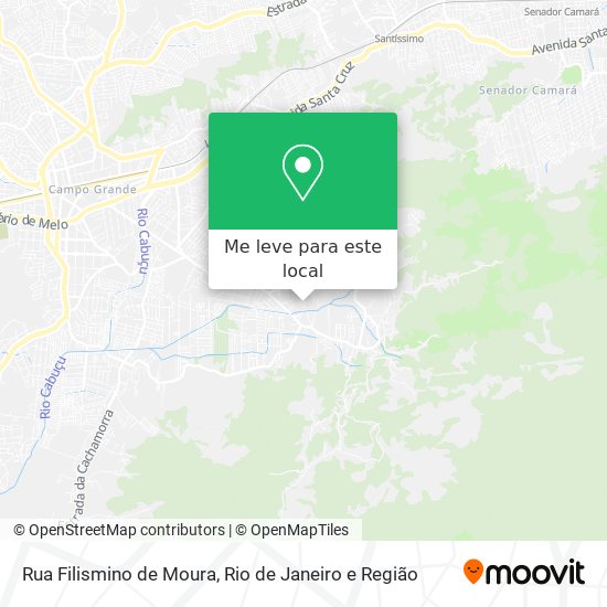 Rua Filismino de Moura mapa