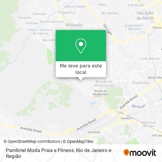 Pambriel Moda Praia e Fitness mapa