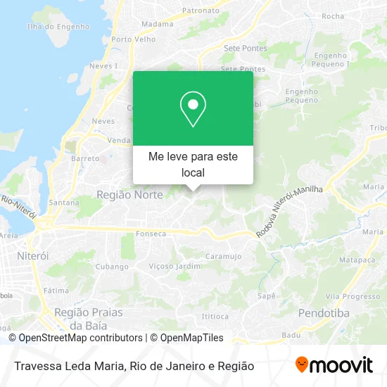 Travessa Leda Maria mapa