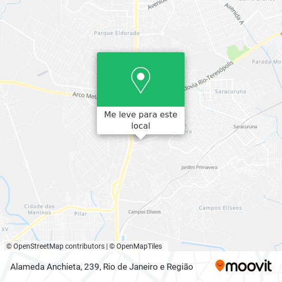 Alameda Anchieta, 239 mapa