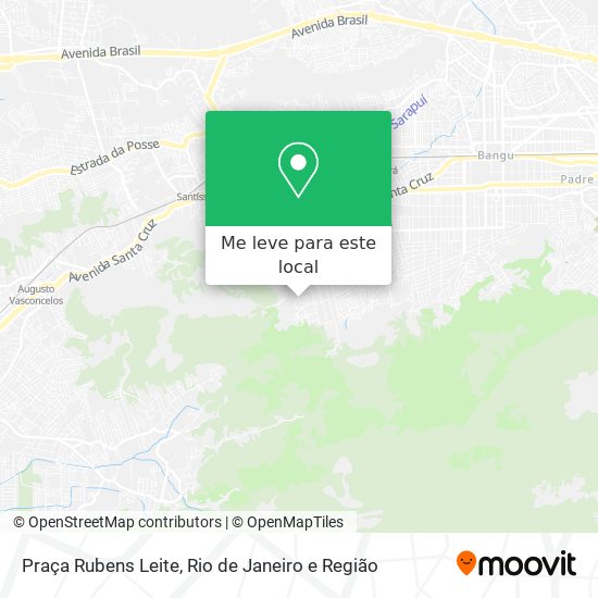 Praça Rubens Leite mapa