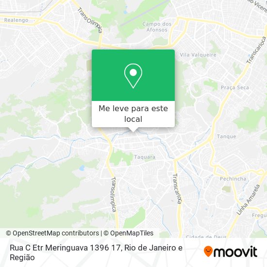 Rua C Etr Meringuava 1396 17 mapa