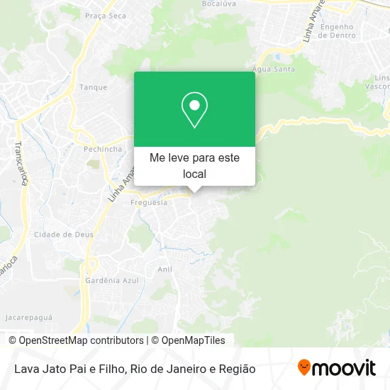 Lava Jato Pai e Filho mapa