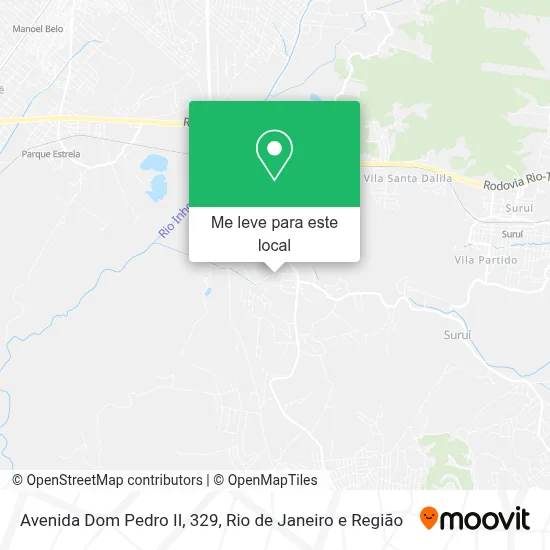 Avenida Dom Pedro II, 329 mapa