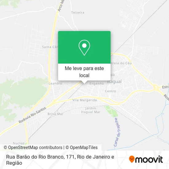 Rua Barão do Rio Branco, 171 mapa