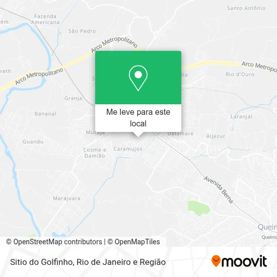 Sitio do Golfinho mapa