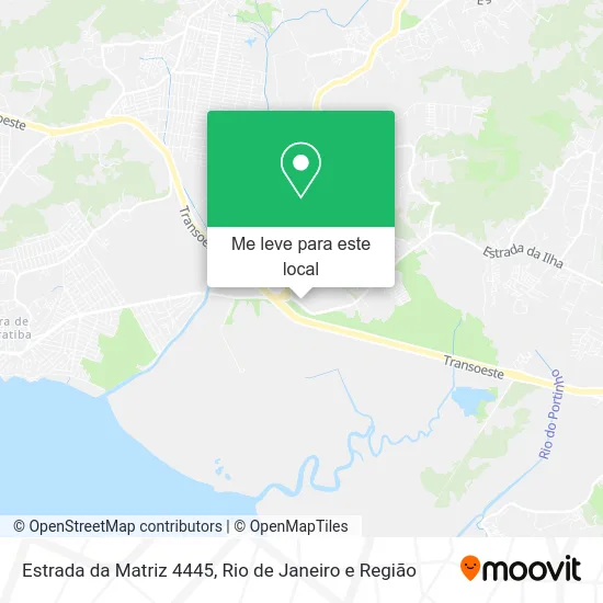 Estrada da Matriz 4445 mapa