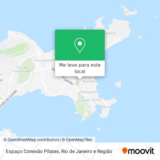 Espaço Conexão Pilates mapa