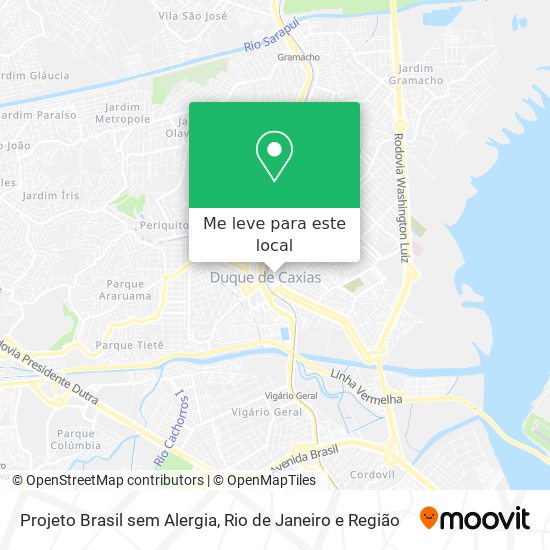 Projeto Brasil sem Alergia mapa