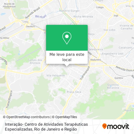 Interação- Centro de Atividades Terapêuticas Especializadas mapa