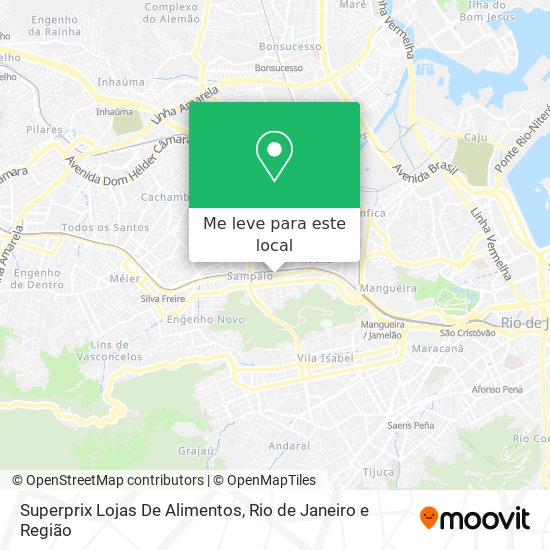 Superprix Lojas De Alimentos mapa