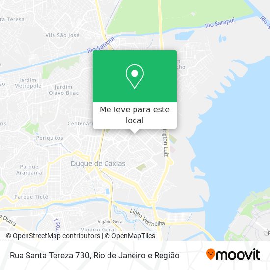 Rua Santa Tereza 730 mapa