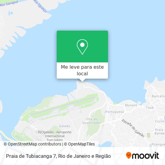 Praia de Tubiacanga 7 mapa