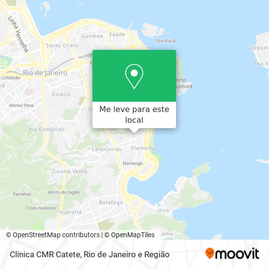 Clínica CMR Catete mapa
