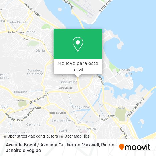 Avenida Brasil / Avenida Guilherme Maxwell mapa