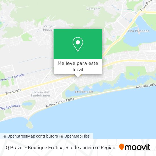 Q Prazer - Boutique Erotica mapa