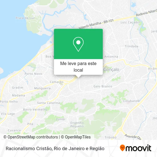 Racionalismo Cristão mapa