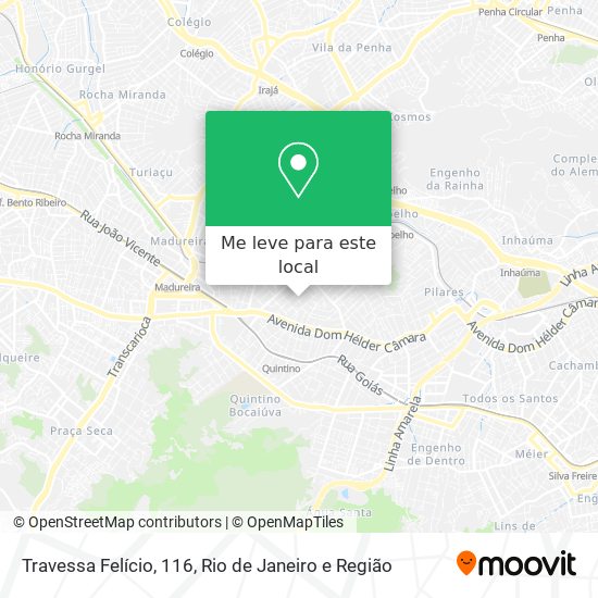 Travessa Felício, 116 mapa