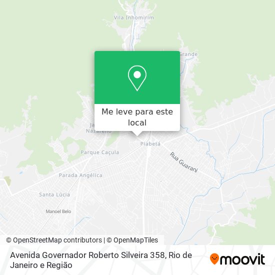 Avenida Governador Roberto Silveira 358 mapa