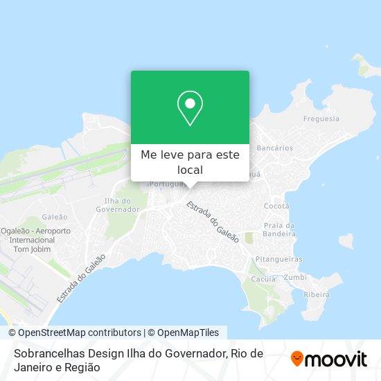Sobrancelhas Design Ilha do Governador mapa