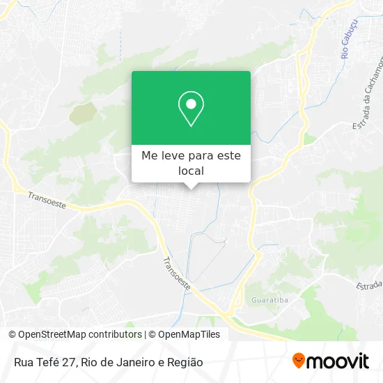 Rua Tefé 27 mapa