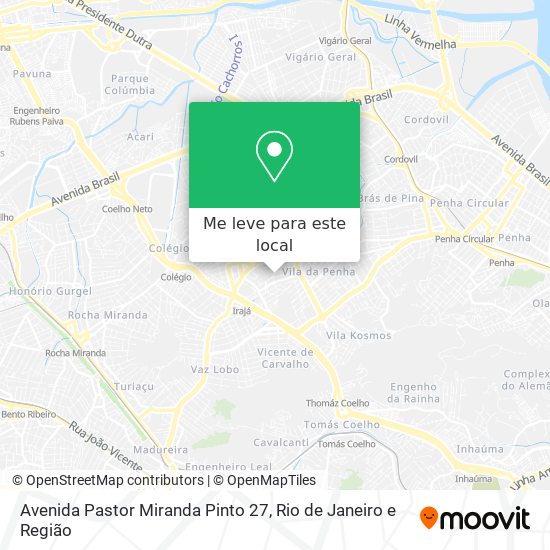 Avenida Pastor Miranda Pinto 27 mapa