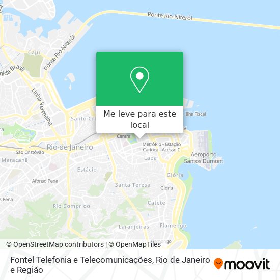 Fontel Telefonia e Telecomunicações mapa