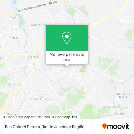 Rua Gabriel Pereira mapa