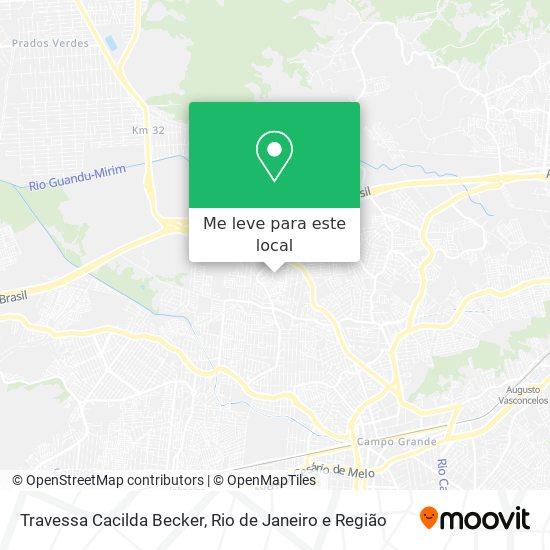 Travessa Cacilda Becker mapa