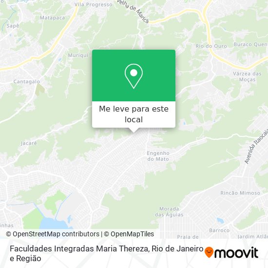 Faculdades Integradas Maria Thereza mapa