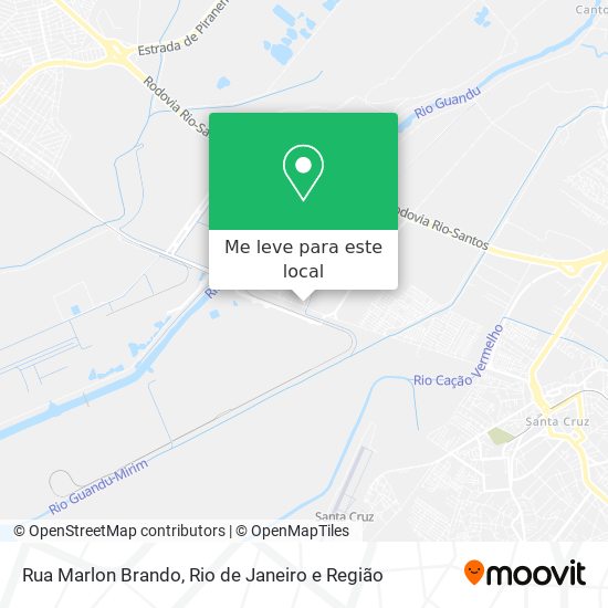 Rua Marlon Brando mapa