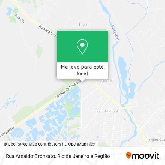Rua Arnaldo Bronzato mapa