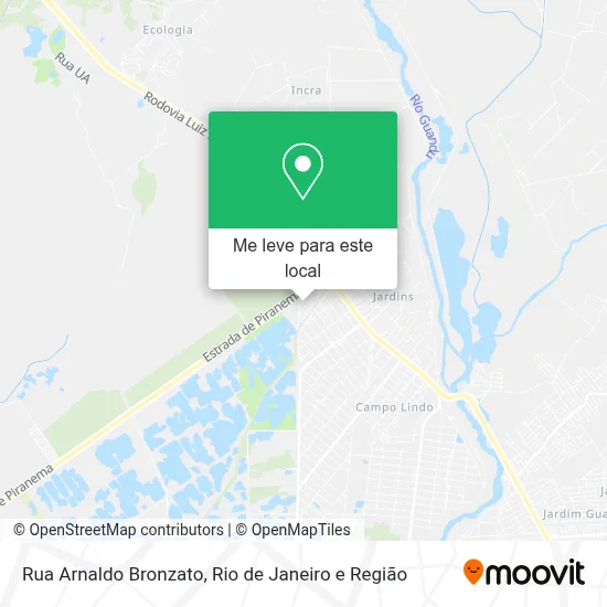 Rua Arnaldo Bronzato mapa