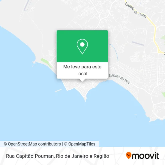 Rua Capitão Pouman mapa