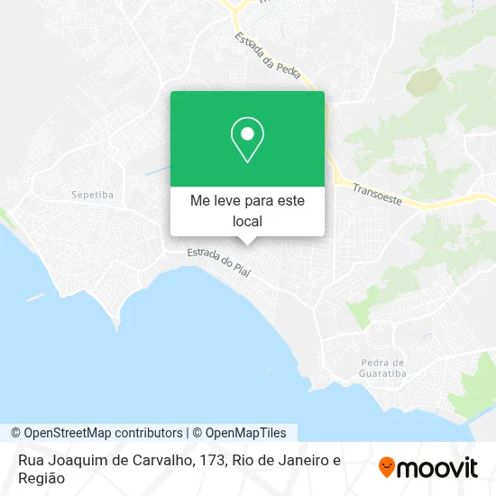 Rua Joaquim de Carvalho, 173 mapa