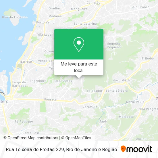 Rua Teixeira de Freitas 229 mapa