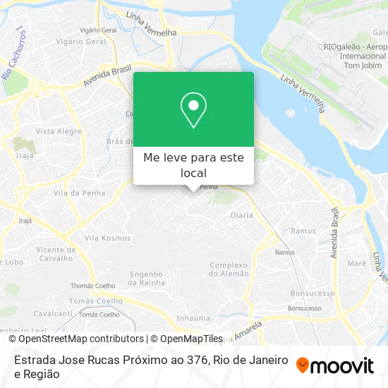 Estrada Jose Rucas Próximo ao 376 mapa