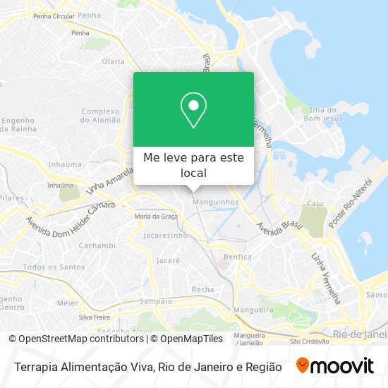 Terrapia Alimentação Viva mapa