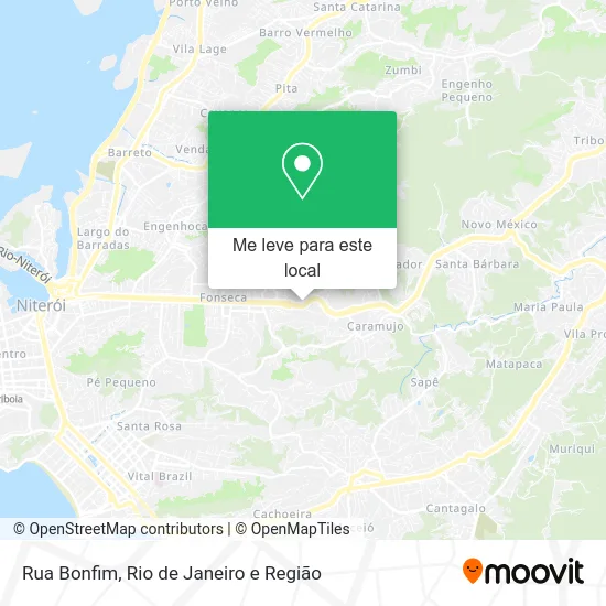 Rua Bonfim mapa