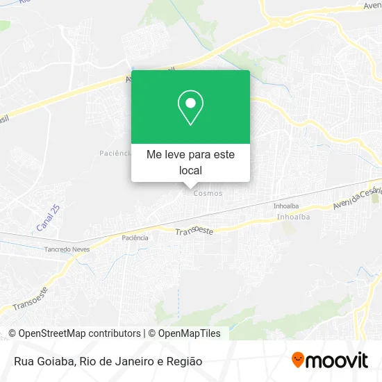Rua Goiaba mapa