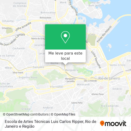 Escola de Artes Técnicas Luis Carlos Ripper mapa