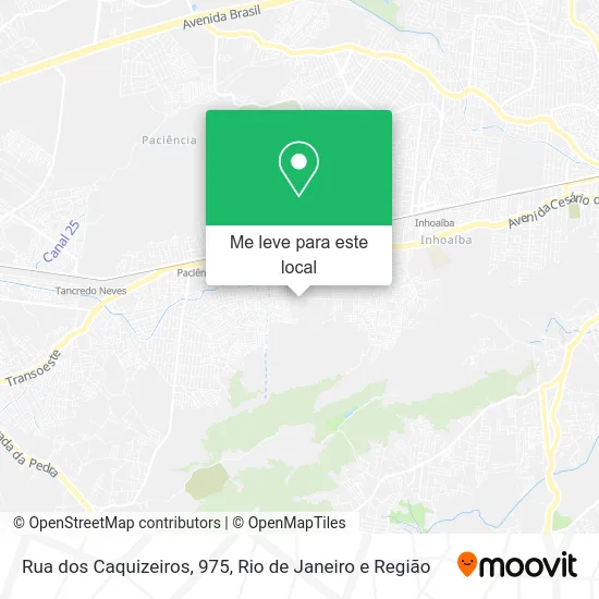 Rua dos Caquizeiros, 975 mapa