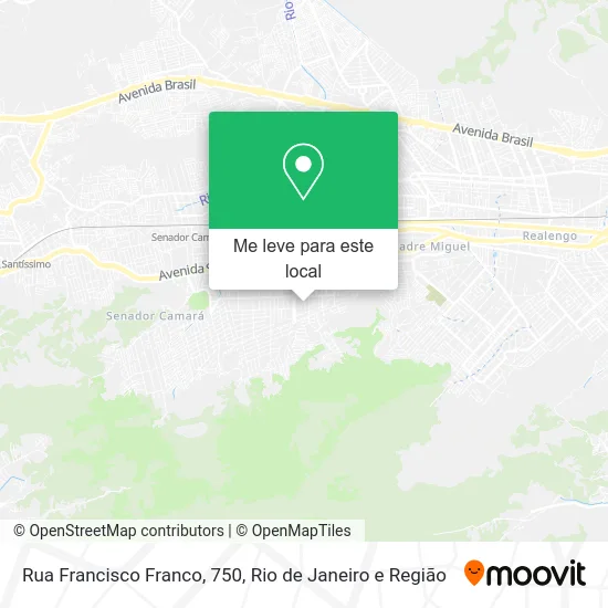 Rua Francisco Franco, 750 mapa