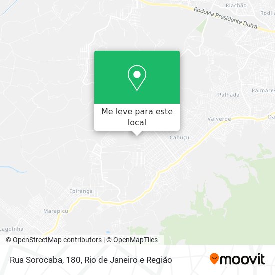 Rua Sorocaba, 180 mapa