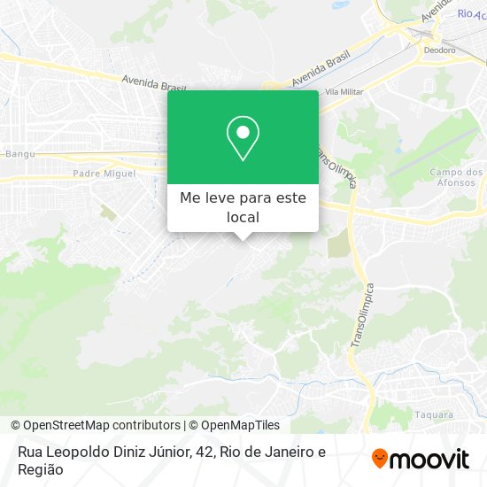 Rua Leopoldo Diniz Júnior, 42 mapa